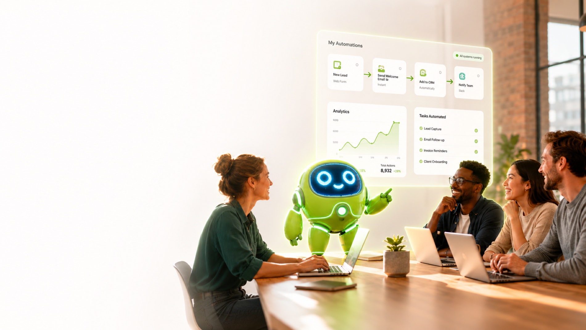 Utomatic AI-automatisering voor het MKB
